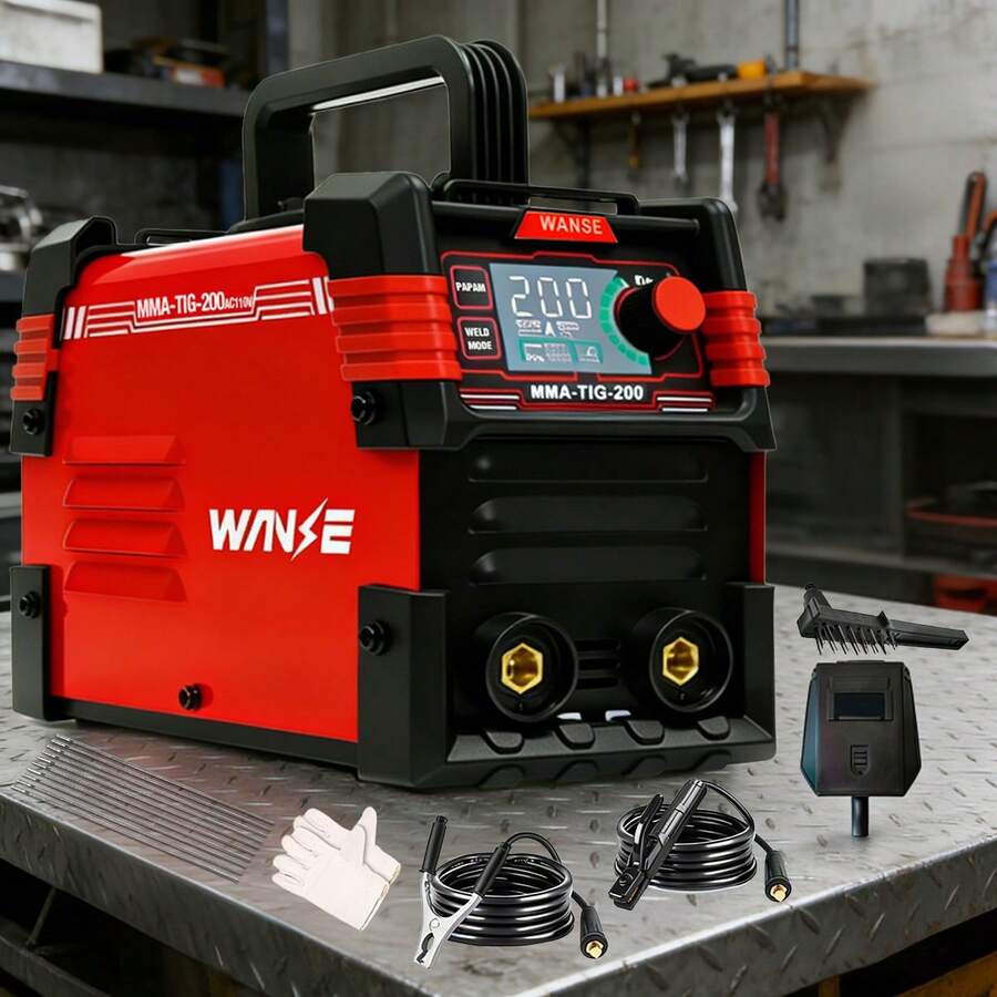 WANSE Portable 110V IGBT Welding Inverter For Professional MMA Applications - US B Type Plug(110-127V) - View 1