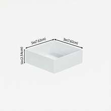 1/6pcs Acrylic Buffet Display Stand, Food Display Rack, Suitable For Buffet Table, Hollow Bottom Dessert Cube Box, White Cube Desktop Storage Rack Storage Box, Suitable For Dessert And Cake Display In Parties, Weddings And Other Holidays - Multicolor - View 20