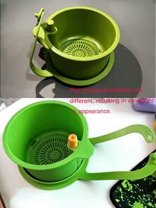 1pc Multi-Function Kitchen Sink Strainer Basket, Filters Kitchen Sink Debris, Hanging Sink Strainer Basket, Essential Kitchen Accessory - L - View 12