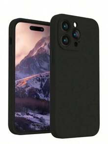 [Se EnvíA Localmente][Se EnvíA Localmente]Funda De TeléFono De Moda A Prueba De Golpes, Antideslizante Y Resistente A Los ArañAzos, De Color Negro SóLido Y Minimalista, De Material TPU Con Un DiseñO LíQuido Suave Que Permite La DecoracióN Con Corazones De Papel De Aluminio DIY, Adecuada Para Uso Diario, Compatible Con  17 ProMax 17 Pro 17 16 15 14 13 12 11/Pro Max/Plus S20-S25/FE/Ultra A56 5G, Regalo De CumpleañOs, Primavera, Aniversariofundas fundas - Color 1 - Ver 7