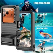 vantisan Funda Impermeable para Celular Profesional2026Funda para móvil con Pantalla táctil Resistente al Agua para iPhone 17/16/15/14/13/12Pro MAX  Galaxy  One Plus - negro - Ver 5