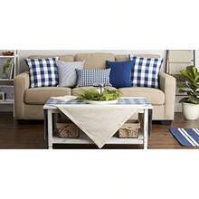 DII Juego de Fundas de Almohada Decorativas Color 12 x 20 Pulgadas 4 Unidades - Azul marino - Ver 7
