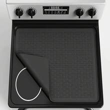 1 pieza Alfombrilla protectora de cerámica eléctrica, Cubierta resistente al calor para vitrocerámica, Estera de silicona para secar platos de cocina. Adecuada para cocinas y baños. Drenaje, fácil de limpiar, fácil de almacenar y multifuncional. - Multicolor - Ver 17