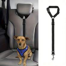 2-In-1 Adjustable Dog Car Safety Harness, Using This Backseat Tether And Loop Ensures Your Pet's Safety On The Road - Multicolor - View 1