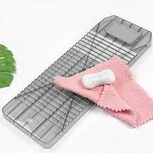 SEPTCITY - Tabla de lavado de ropa de 51 cm de largo de plástico duradero antideslizante para lavandería tablas de lavado de ropa lavadora de manos para hogar escuela viajes y camping - Gris transparente - Ver 9