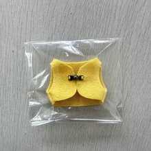 1件可爱仓鼠衣服，小型宠物背心式胸背带，复古搭扣迷你套装，适用于豚鼠、兔子、仓鼠等小型动物，柔软舒适，适合小型动物摄影道具、节日装饰。 - 黃色 - 查看 5