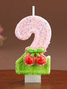 Cherry Double-Color Digital Candle, Anniversary Digital Candle, Party Small Gift, Party Decoration. - Multicolor - View 14