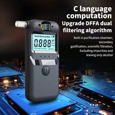 New High Precision Portable Breathalyzer Alcohol Tester For Home Use