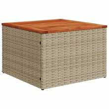 vidaXL Gartensofa-Set Mit Speicher 6 Pcs Beige Und Creme Poly-Rattan - Beige - Voir 7