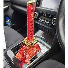 1 pieza Perilla de palanca de cambios de 200 mm - Con adaptador, se ajusta a la mayoría de las transmisiones manuales (Subaru, etc.) (Estilo de carreras) - cubierta de la palanca de cambios - Ver 3