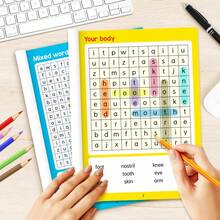 5-9 Years Old Kids Spelling Word Search Games - Beginner And Advanced Levels, Fun Word Search Puzzle Spelling Practice, Educational Activity Workbook, Classroom And Home Learning Toys Back To School - Multicolor - View 4