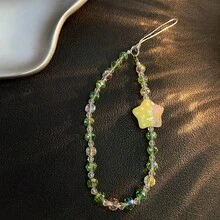 手工水晶串珠手机挂绳、相机背带、DIY配件 - 彩色 - 查看 7