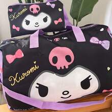 SANRIO 2件組（行李推車旅行袋/化妝包）；() 短途旅行袋；Melody大容量健身包；大容量手提包，附可愛動漫裝飾；單肩包/收納托特包；旅行禮物（部分花色隨機）；包；動漫/波希米亞風/卡通貓角色 - 彩色 - 查看 16
