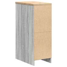 vidaXL Garagen-Aufbewahrungsschrank Grau Sonoma Massivholz Kiefer - Gris - Voir 8
