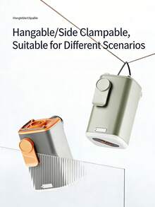 Multifunctional Portable Air Pump, Suitable For Inflatable Products, Mini Electric Rechargeable Air Pump With Camping Light, 5 Nozzles, Applicable For Inflatable Mattress, Pool Float, Vacuum Storage Bag And Other Outdoor Tools - A - View 7