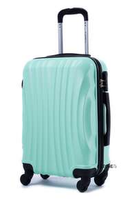 Trolley Rigido bagaglio a mano 55x40x23 cm Wizz, ITA Airways e Easy Jet Extra come bagaglio a mano in ABS 2037AR - Grigio - Visualizzare 15