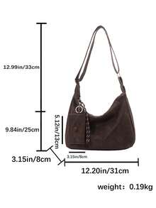 Fashionable Large Tote Bag For Women, New Design Shoulder Bag, Chic Handbag - Coffee - View 2