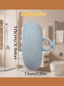 4pcs Bath Sponge Set - Multi-Functional Bath Sponge And Brush, Suitable For High-End Ladies, Bath Sponge And Brush Set With Magnetic Bathroom Hanging Rack - Multicolor - View 5