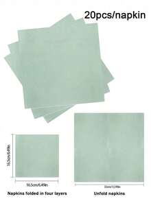Bộ 80 món, tông màu xanh lá cây nhạt, bao gồm đĩa giấy 7 inch, khay giấy 9 inch, cốc 9 ounce và khăn ăn. Thích hợp cho đám cưới, tiệc tùng, trang trí tiệc, các buổi họp mặt hàng ngày, tiệc sinh nhật, tiệc cưới, câu lạc bộ, tiệc trà, tiệc theo chủ đề. - Xem 6