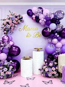 60 piezas de globos de látex naranja y rosa, 60 piezas de globos de cinta de 12 pulgadas en rosa claro y fucsia naranja, adecuados para fiestas, cumpleaños, decoración con tema tropical - Multicolor - Ver 11
