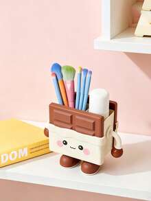 Hộp đựng đồ dùng văn phòng hình bánh quy hoạt hình dễ thương, hộp đựng sô cô la hình bàn làm việc, hộp đựng đồ dùng đa năng sáng tạo, hộp đựng văn phòng phẩm, bút, cọ trang điểm. - Nhiều màu - Xem 9