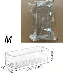 1pc PET Food Storage Box, Minimalist Clear Food Storage Box For Home - Clear - View 11