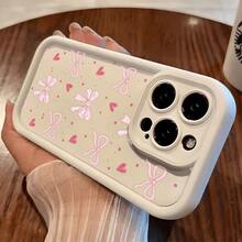 ピンクのリボンとハート柄の水玉模様のソフトシリコンお作り携帯ケース  17 16 15 14 13 12 11 Pro Max Plus Air X XS  S21 S22 S23 S24 S25 A13 A14 A15 A17 A33 A35 A54 Note20を使う クリスマスやバレンタインデーのプレゼントに最适 メンズの友人、ガールフレンド、家族への贈呈り物 - コーヒーブラウン - チェックする 6