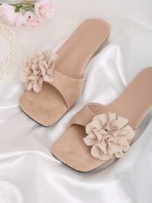 1 par de accesorios desmontables DIY para zapatos, decoración de flores de rosa de poliéster de estilo bohemio elegante para tacones, zapatos, adornos versátiles para zapatos en beige, rosa, burdeos, rojo, marrón, albaricoque, negro - Albaricoque - Ver 4