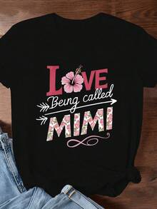 Love Being Called T-Shirt, 100% Cotton Round Neck T-Shirt Short Sleeve, Women Men Family T-Shirt, Funny Gift T-Shirt, Regular Fit Comfortable Stretch Fabric All-Season Wear Cotton T-Shirts - Multicolor - View 2