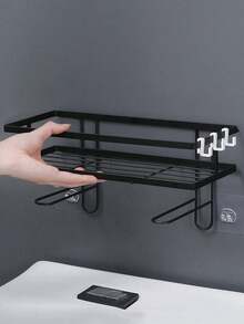 Kệ đựng đồ treo trên bồn cầu, giá treo đa năng cho phòng tắm, không cần khoan. - Nhiều màu - Xem 10