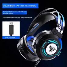 AULA S602 S605 S606有線頭戴式耳機耳麥USB 3.5mm接口 筆記本 桌上型電腦遊戲電競頭戴式耳機 - 查看 16