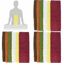BTM-16AC Microfiber Towels 16 by 16-Inch Assorted Colors - Blanco Verde Amarillo Naranja Rojo - Ver 1