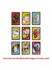 Mattel UNO - Trò chơi bài ghép màu và số cổ điển - 112 lá bài - Lá bài Wild có thể tùy chỉnh và xóa được - Bao gồm các lá bài hành động đặc biệt - Quà tặng cho trẻ em từ 7 tuổi trở lên KpopDemonHunteS - Nhiều màu - Xem 5