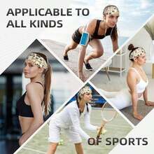 Westie Dogs Beach Summer Tropical Workout Headbands Fashion Sports Sweatbands Yoga For Fitness Athletic Non Slip Wicking Headscarf For Men Womens Girls Summer Accessories Elastic Bands - 金子 - 查看 7