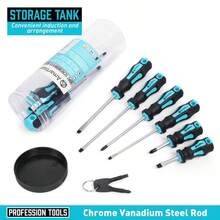 1pc Professional Slotted Screwdriver Set With Cushioned Handle - A - View 2