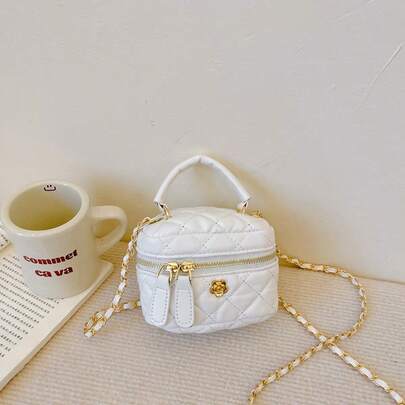 Embroidery Chain Strap Ladies' Crossbody Handbag