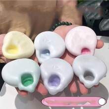 Ice Cream Mochi Squeeze Toy, Handmade Stress Relief Ball, Decompression Toy - Multicolor - View 1