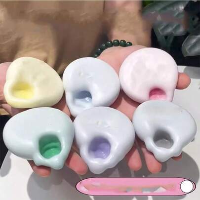 Ice Cream Mochi Squeeze Toy, Handmade Stress Relief Ball, Decompression Toy