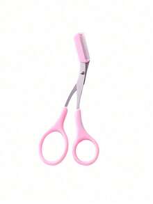 Smooth Cutting Edge, Won't Tear Hair. Ideal For Trimming Eyebrows, False Lashes And Fine Stray Hairs. Waterproof, Sharp And Eyebrow Razor. Eyebrow Trimmer, Comb, Scissors, Eyebrow Groomer, Lash Remover, Rust-Resistant And Durable, With Comfortable Handle For Long-Time Use Without Fatigue. - Multicolor - View 9