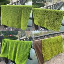 1片人造苔藓地毯，仿真草坪，柔软可修剪免维护合成苔藓草坪，DIY景观设计装饰，家居装饰，展厅布景布置，户外花园，人造绿植 - A - 查看 1