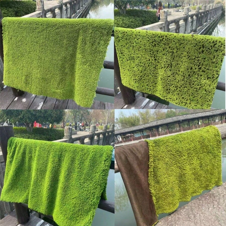 1片人造苔藓地毯，仿真草坪，柔软可修剪免维护合成苔藓草坪，DIY景观设计装饰，家居装饰，展厅布景布置，户外花园，人造绿植 - A - 查看 1