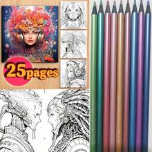 12/24 Metallic HB Colored Pencils - Dust-Free, 24/36 Oil-Based Colored Pencil Set (With Color Card) - Macaron And Morandi Color Series, Painting And Art Creation Supplies, Metallic Bright Colors, Art Supplies, Graffiti And DIY Handicrafts, School Supplies, Professional Painting Graffiti DIY Handicraft Tools - Multicolor - View 24
