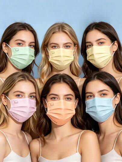 80/10 chiếc khẩu trang dùng một lần hình bánh macaron, khẩu trang 3D cho nam và nữ, khẩu trang du lịch thời trang không làm hỏng lớp trang điểm, nhiều màu sắc để lựa chọn, thoáng khí và không lem, khẩu trang bảo vệ kiểu Nhật Bản.