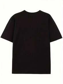 Women's Casual Summer T-Shirt, Basic Mexican Style | Women's Graphic Print T-Shirt 'If I Ever Make A Joke, I'll Make A Great Joke', Crew Neck, Comfortable Fit - 黑色 - 查看 2