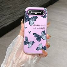 携帯電話ケース -  SPARK Slim/Spark 10/POVA 7 Ultra/Spark 40に適した携帯電話ケース、TPU+PP作る2-in-1マカロンカラーのゼリーのような筋肉のタッチりのケース、豪華でスタイリッシュな軽量保護カバー、かわいいQINGい蝶。 - オフホワイト - チェックする 5