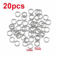 20 buah Cincin Lompat Tertutup Stainless Steel, Konektor Cincin Putar Cocok untuk Aksesoris Pembuatan Perhiasan DIY - Cincin baja tahan karat - View 19