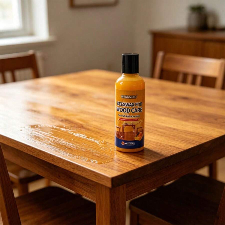 Natural Beeswax Furniture Polish Wood Cleaner - View 1