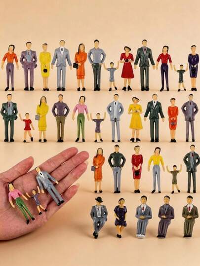 Bộ mô hình người mini tỷ lệ 1:30 gồm 8/14/20/28 chi tiết, làm bằng nhựa ABS màu, kích thước khoảng 2,36 inch/6cm, thích hợp trưng bày trong bảo tàng/tàu hỏa/cảnh quan/kiến trúc, lý tưởng cho việc tự làm mô hình, đồ sưu tầm bằng nhựa bền và quà tặng cho người đam mê, mô hình mini, bộ sưu tập của chúng tôi.