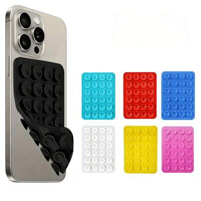 Cốc hút silicon hai mặt đa năng, miếng hút siêu dính, đồ dùng tiệc tùng, thích hợp làm giá đỡ điện thoại, giá đỡ trên bảng điều khiển ô tô, kính cửa sổ, máy tính bảng, giá đỡ GPS, đồ dùng gia đình.