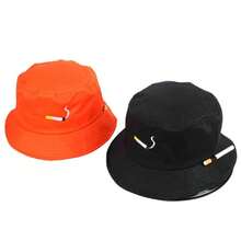 1 pieza Sombrero de cubo bordado "NO CHILL" para hombres, gorra de protección solar para exteriores, casual para primavera/verano, viajes, playa, protección UV, festivales, vacaciones - multicolor - Ver 5